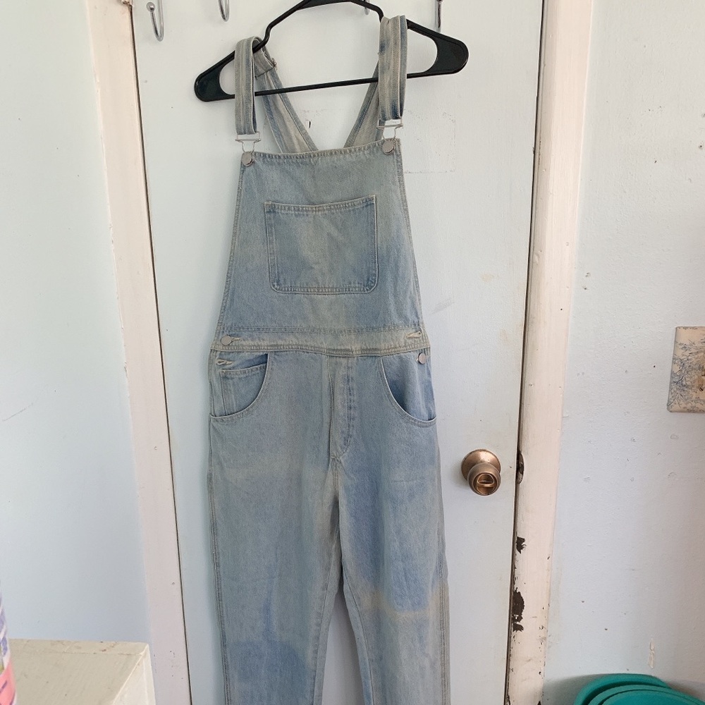 Mod Ref light-wash Denim Overalls